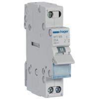 Hager SFT125 - Interrupteur I-0-II 1P 25A 1M