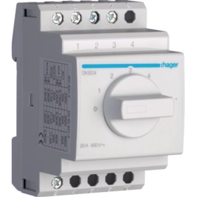 Hager SK604 - 400V 20A 3M switch