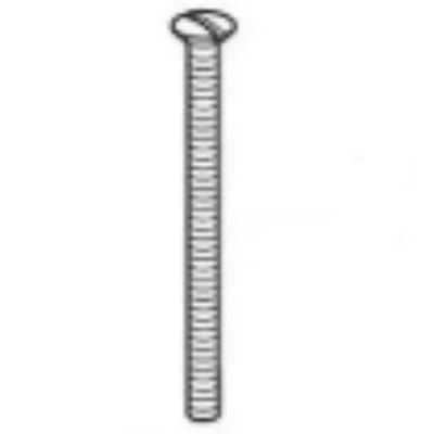 Geberit 242.683.00.1 - Tornillo de repuesto ovalado para sifón de ducha "S" d.62