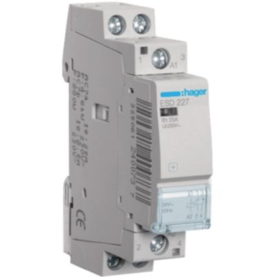 Hager ESD227 - Contacteur 1NO+1NF 25A