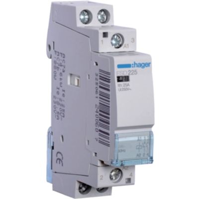 Hager ESC225 - Contacteur éco 2NO 25A 1M