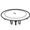 Geberit 243.775.11.1 - Tapa de repuesto en cromo pulido para sifones de 90 mm de diámetro