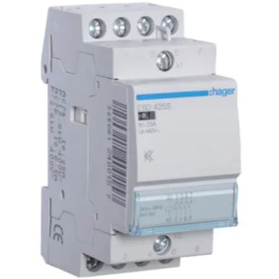 Hager ESD425S - contacteur silencieux 4NO 25A 2M