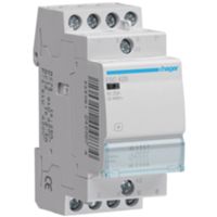 Hager ESC425 - Contactor ecológico 4NA 25A 2M