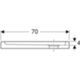 Geberit 00720200000001 - Receveur de douche carré Bastia 70x70