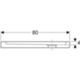 Geberit 00721200000001 - Plato de ducha cuadrado Bastia 80x80