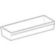 Geberit 500.894.00.1 - lavabo à canal elleboro 120x60 cm