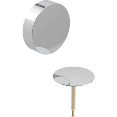 Geberit 150.281.11.1 - Tapón y actuador cromados para columna de bañera