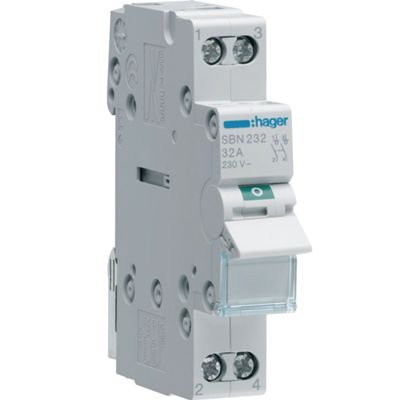Hager SBN232 - 2P 32A AC switch disconnector