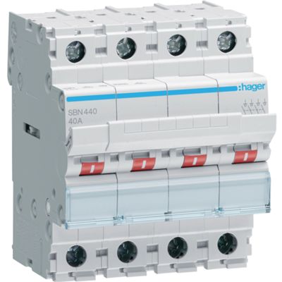 Hager SBN440 - sezionatore 4P 40A 4M AC
