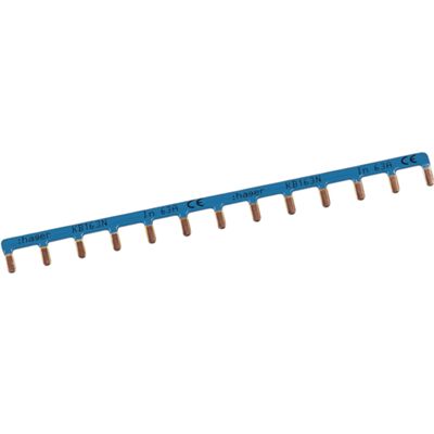 Hager KB163N - Regleta de cableado azul 1P 13M