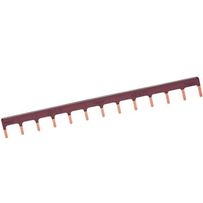 Hager KB163P - Barrette de câblage marron 1P 13M