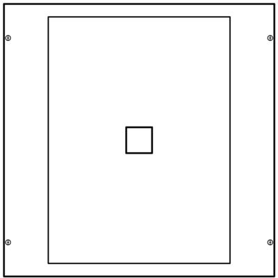 Hager UC005 - kit interruttori di manovra 60x60 Quadro