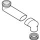 Geberit 388.350.29.1 - Coude en S en PVC pour WC sur pied
