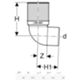Geberit 390.493.11.1 - 90 silent-pp toilet bend