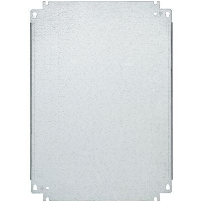 Hager FL413A - Plaque arrière en acier Orion Plus 65x50