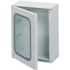 Hager FL254B - Panel de poliéster con puerta transparente Orion Plus de 35 x 30