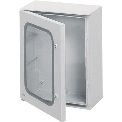 Hager FL266B - Porte vitrée 65x40 Orion Plus panneau polyester