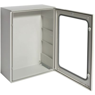 Hager FL279B - Porte vitrée 80x60 Orion Plus panneau polyester