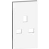 BTicino KW50 Living Now - Tapa de enchufe británica blanca