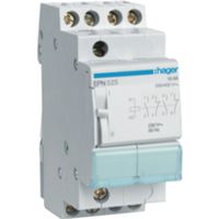 Hager EPN525 - relè passo-passo 230V AC 16A 2NA+2NC 2M