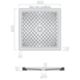 Galassia 1060 - piatto doccia 80x80 bianco