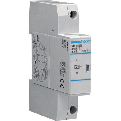 Hager MZ528N - minimum voltage coil 230V 1M