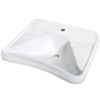 Idral 10192PLT - Lavabo ergonómico fácil de usar sin rebosadero