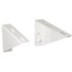 Idral 15100 - paire d'étagères fixes pour lavabo série EASY