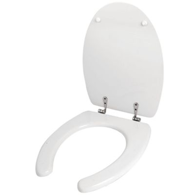 Idral 11200 - Asiento de inodoro de MDF blanco para serie Easy