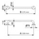 Idral 12000V-120 - maniglione lineare EASY bianco 120 cm