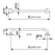 Idral 12000V-200 - EASY linear handle, white, 200 cm