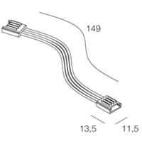 Novalux 100976.99 - Connecteur pour bande LED avec câble - 10 pièces