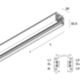 Novalux 106703.02 - Riel negro ALL-TRACK de 3 m