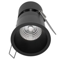 Novalux 103601.02 - Spot encastré KONE noir 10 W 3 000 K