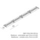 Novalux 100924.99 - striscia led 24V 8.8W 900lm/m 4000K 5 m