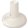 GTL 434200PB - Rosace April avec cache-tube blanc