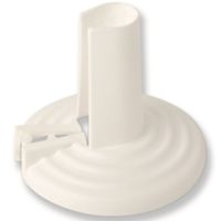 GTL 434200PB - rosone aprile con copritubo bianco
