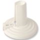 GTL 434200PB - rosone aprile con copritubo bianco