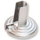 GTL 434200CR - rosone aprile con copritubo cromo