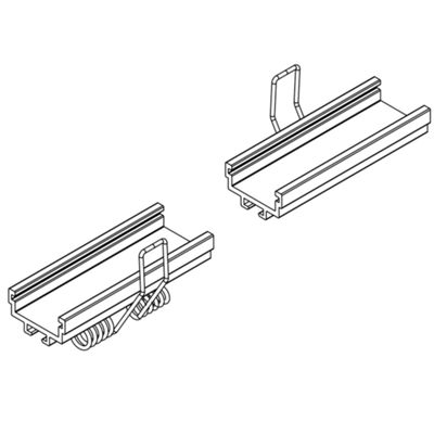 Novalux 105419.99 - pair of springs for PROFILED profiles