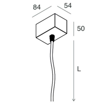 Novalux 108919.02 - Kit de alimentación para carril 3P 120 cm negro