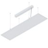 Novalux 105601.01 - Panel colgante THE PANEL BIEMISSION 33W 3000K blanco