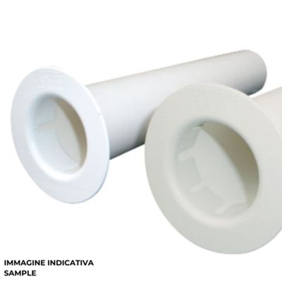 Tecnosystemi SCD100261 - Kit antidesgarro, diámetro 62 cm, longitud 50 cm, blanco