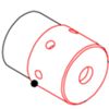 Idral 02091C – Replacement Shut-Off Valve for Foot-Operated Mixer