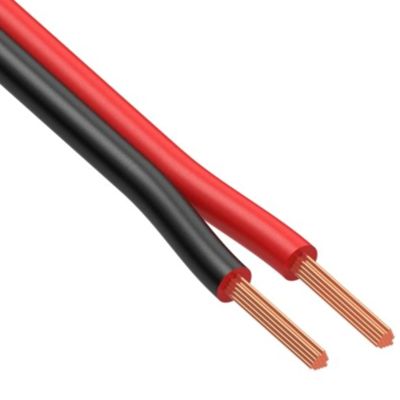 ITC ACB75RN - Câble plat 2x0,75 rouge/noir - 100 m