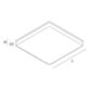 Novalux 104321.01 - Plafonnier LUNA 40W 3000K