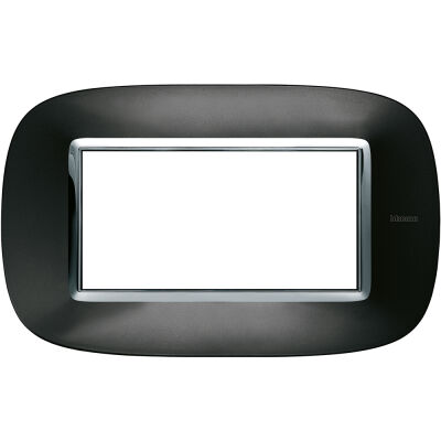BTicino HB4804XS Axolute - 4-module anthracite axolute plate