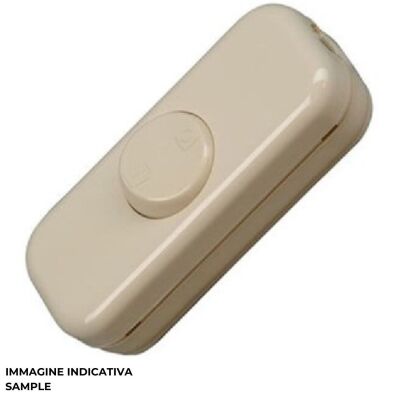 Interrupteur pass-through bipolaire blanc 10A