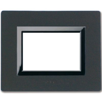 Series 44 - Vera 44 plate in solid wood, 3 places wengé